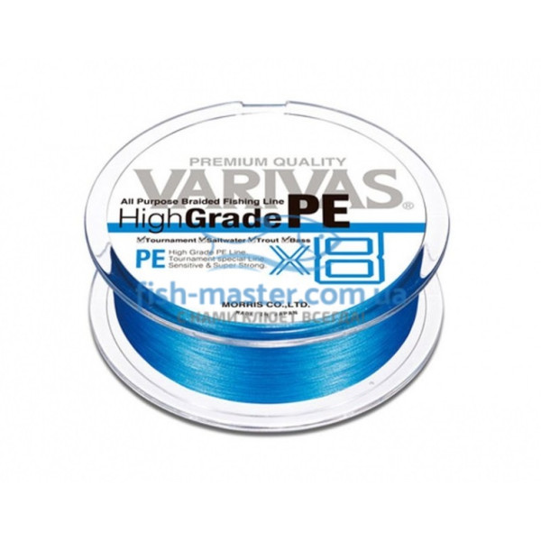 Шнур Varivas High Grade PE X8 Ocean Blue 150m #1