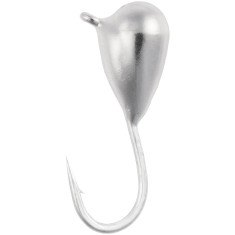 Mormyshka tungsten Viking Fishing Drop 0.25g 2.5mm Silver (5pcs)