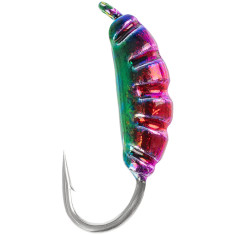 Mormyshka tungsten Viking Fishing Shrimp 0.33g 7mm Rainbow (5pcs)
