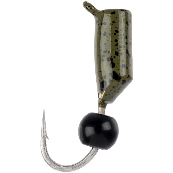 Мормышка вольфрамовая Viking Fishing Rigabik+bead 0.62g 2.5mm Olive+B (5шт)