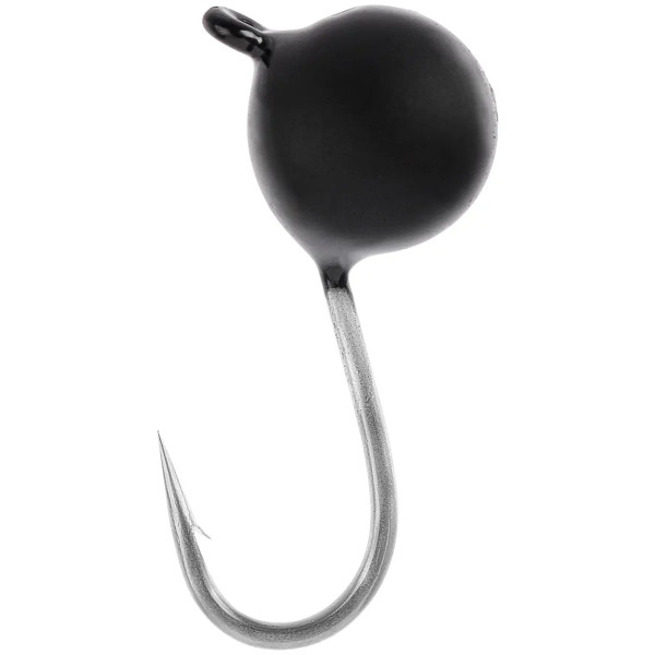 Мормышка вольфрамовая Viking Fishing Round 0.3g 3mm Black (5шт)