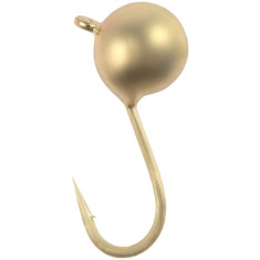 Mormyshka tungsten Viking Fishing Round 0.3g 3mm Gold (5pcs)