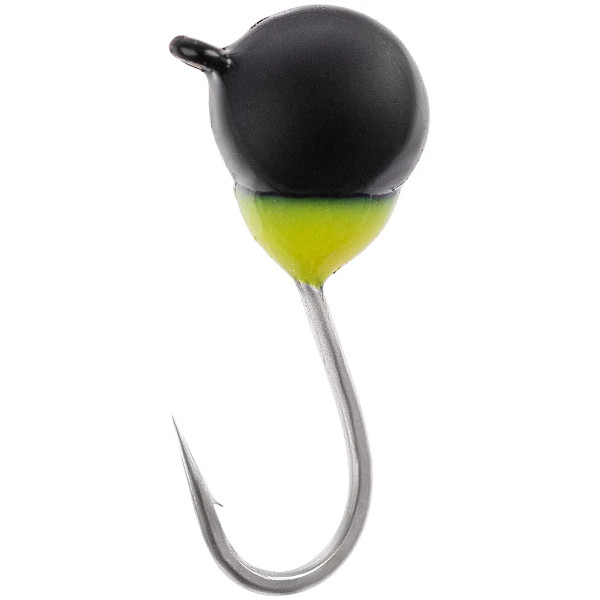 Мормышка вольфрамовая Viking Fishing Round+drop 0.65g 4mm Black (5шт)