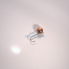 Tungsten jig Winter Star shot eyelet 7.0mm / 3.22gr. hook number 10: copper