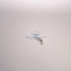 Tungsten jig Winter Star shot hole cambric 6.0mm / 1.97gr. hook number 12: silver