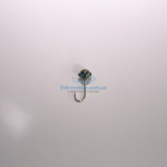 Tungsten jig Winter Star shot hole cambric 4.0mm / 0.48gr. hook number 16: black