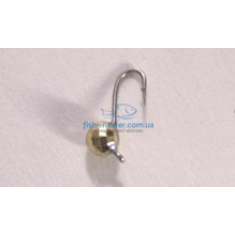 Tungsten jig Winter Star shot edge eyelet 3.0mm / 0.24gr. hook number 18: gold
