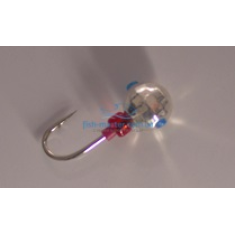 Tungsten jig Winter Star shot edge hole cambric 4.0mm / 0.55gr. hook number 16: silver
