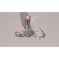 Tungsten jig Winter Star Uralka chain 3.0mm / 0.57g hook No. 16: silver / silver
