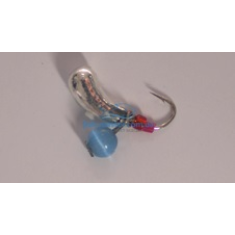 Tungsten jig Winter Star Uralka hanger 3.0mm / 0.57g hook No. 16: silver / blue