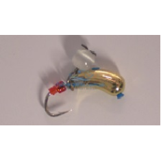 Tungsten jig Winter Star Uralka hanger 3.0mm / 0.57g hook No. 16: gold / white