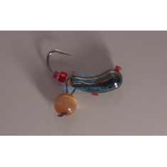 Tungsten jig Winter Star Uralka hanger 3.0mm / 0.57g hook No. 16: black / red