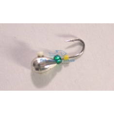 Tungsten jig Winter Star drop hole cambric 2.5mm / 0.22g hook No. 20: silver