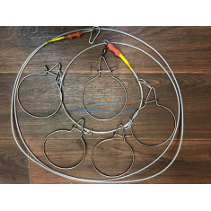 Кукан fish-master ручной работы тросс 3м 5 карабинов