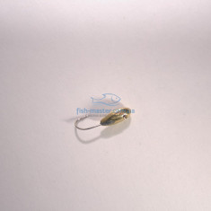 Tungsten jig Winter Star seed 2,5mm / 0,23g hook number 18: gold