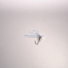 Tungsten jig Winter Star drop edge eyelet 2.8mm / 0.29g hook number 18: silver