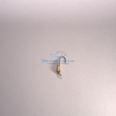 Блешня вольфрамова Winter Star банан з рискою 3,0мм / 0,37гр гачок №16: золото