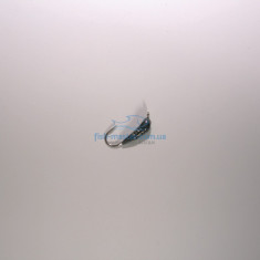 Tungsten jig Winter Star banana with a notch 3.0mm / 0.37g hook No. 16: black