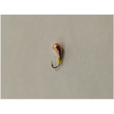 Tungsten jig Winter Star Uralka 4,0mm / 0,83g hook No. 14: copper