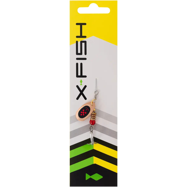 Блесна X-Fish Spike №3 5.5g Copper black orange