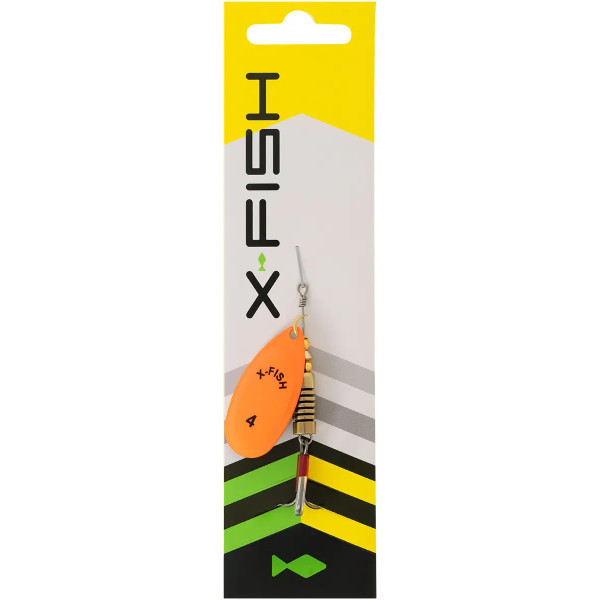 Блесна X-Fish Stark №5 14.0g Nikel UV orange