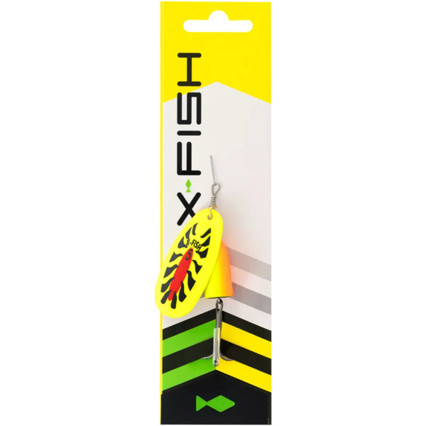 Блесна X-Fish Wolf №4 10g Fire tiger
