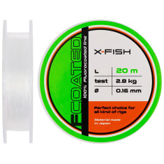 Флюорокарбон X-Fish FCoated 20m 0.40mm 12.0kg Флюорокарбон X-Fish FCoated 20m 0.40mm 12.0kg