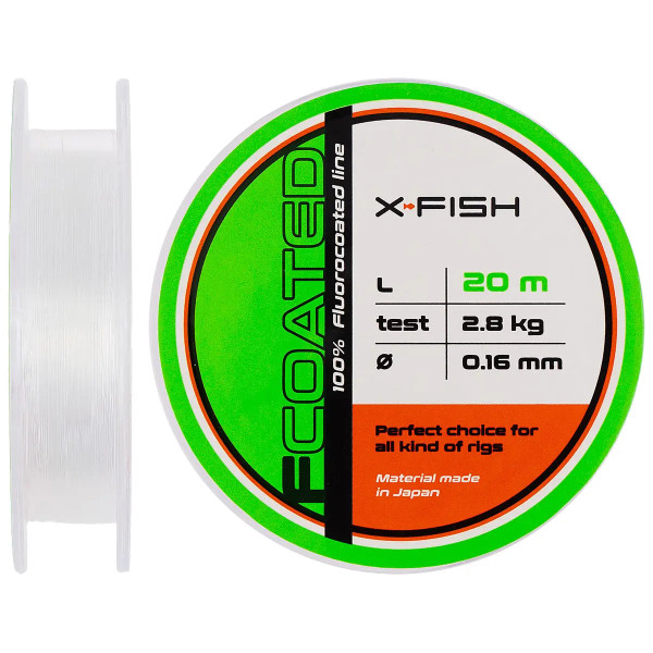 Флюорокарбон X-Fish FCoated 20m 0.18mm 3.1kg