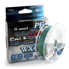 Шнур YGK G-Soul EGI Metal 120m 0.104mm #0.4/8lb 3.6kg