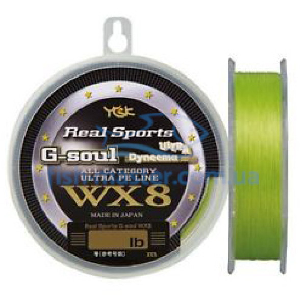 Шнур YGK G-soul WX8 - 150m 0.185mm #1.2/20lb 9.1kg
