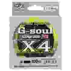 Cord YGK G-Soul X4 Upgrade 100m 0.076mm # 0.2 / 4lb 1.8kg q: light green