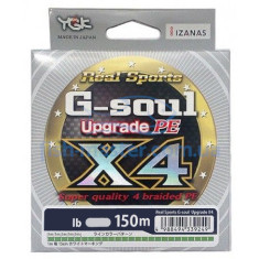 Cord YGK G-Soul X4 Upgrade 150m 0.128mm # 0.6 / 12lb 5.4kg q: gray Cord YGK G-Soul X4 Upgrade 150m 0.128mm # 0.6 / 12lb 5.4kg q: gray