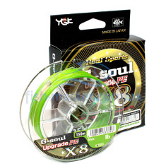 Cord YGK G-Soul X8 Upgrade 150m 0.128mm # 0.6 / 14lb 6.35kg q: light green Cord YGK G-Soul X8 Upgrade 150m 0.128mm # 0.6 / 14lb 6.35kg q: light green