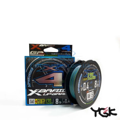 Braided Cord YGK X-Braid Upgrade 3C X4 120m 1.0 (18lb / 8.17kg)