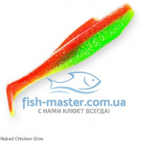 Плавающий силикон Z-Man Minnowz 3" 6pc #Nuked Chicken Glow