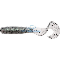 Floating Silicone Z-Man Grubz 3.5" 6pc #Smoke Hologram