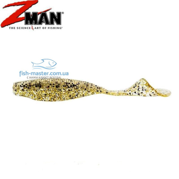 Плавающий силикон Z-Man Streakz Curly Tailz 4" 5pc #Golden Boy