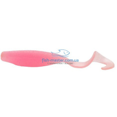 Floating Silicone Z-Man Streakz Curly Tailz 4" 5pc #Pink Glow