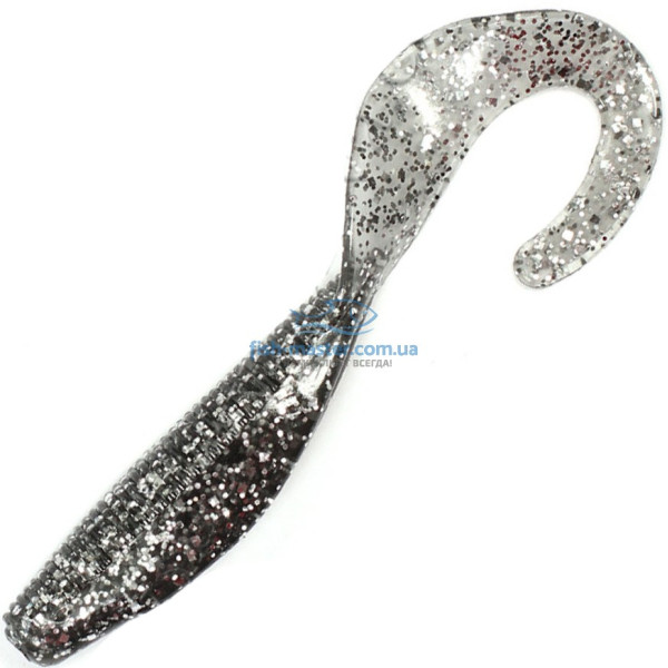 Плавающий силикон Z-Man Streakz Curly Tailz 4" 5pc #Smoke Silver